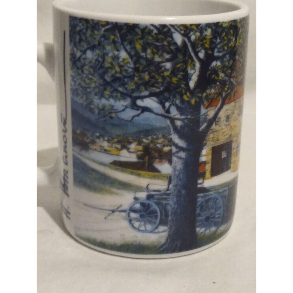H Hargrove The Heartland Landscape Porcelain Coffee Mug